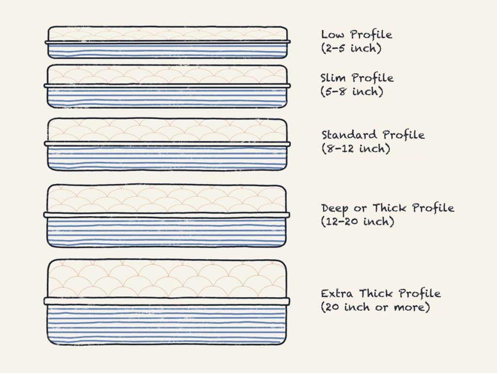 thickness of mattress pad