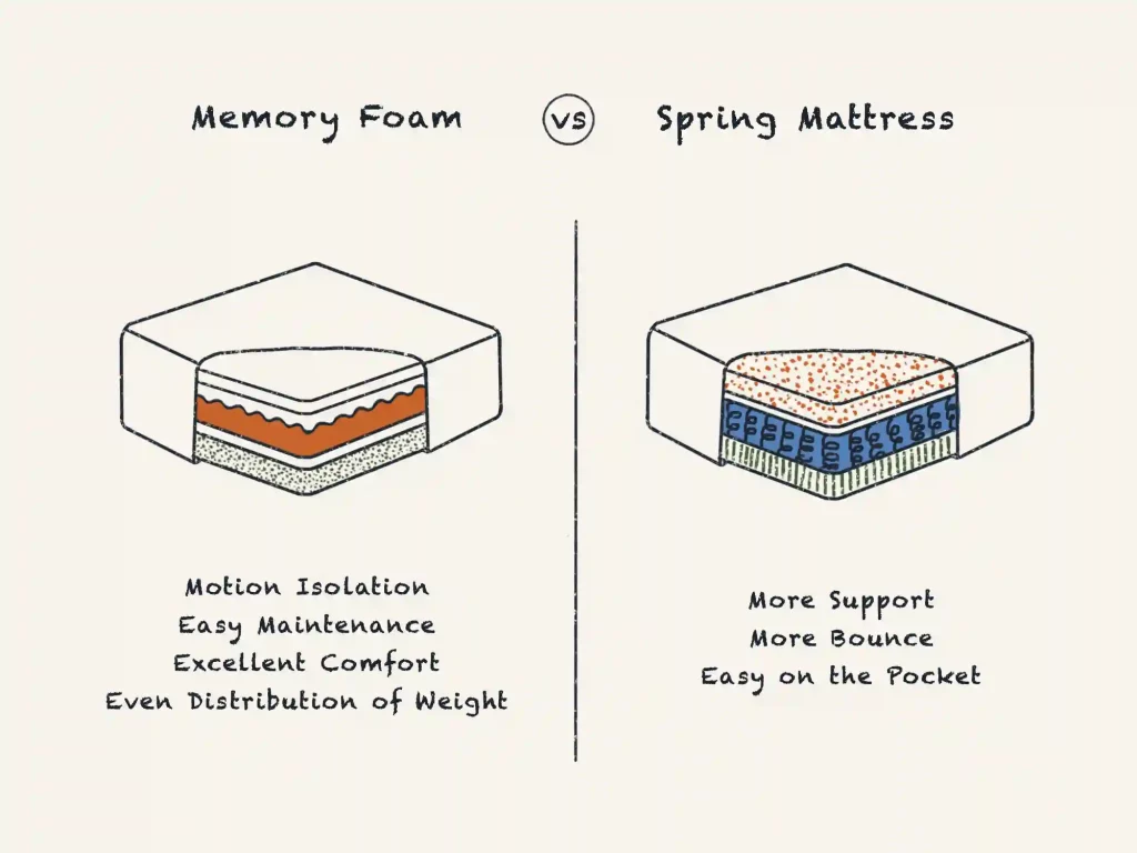 Memory Foam Vs Spring Mattress: What Is Better? | DreamCloud